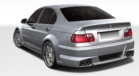 Duraflex 1999-2005 BMW 3 Series E46 4DR I-Design Wide Body Rear Bumper Cover – 1 Piece