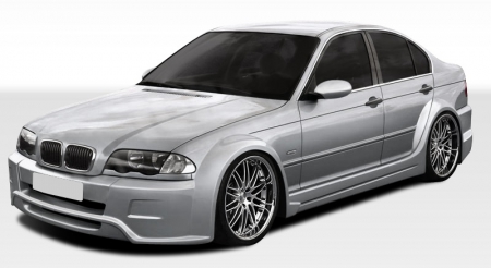 Duraflex 1999-2005 BMW 3 Series E46 4DR I-Design Wide Body Kit – 8 Piece