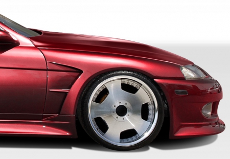 Duraflex 1992-2000 Lexus SC Series SC300 SC400 V-Speed Wide Body Front Fenders – 2 Piece