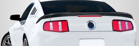 Duraflex 2010-2014 Ford Mustang Carbon Creations R-Spec Rear Wing Trunk Lid Spoiler – 3 Piece