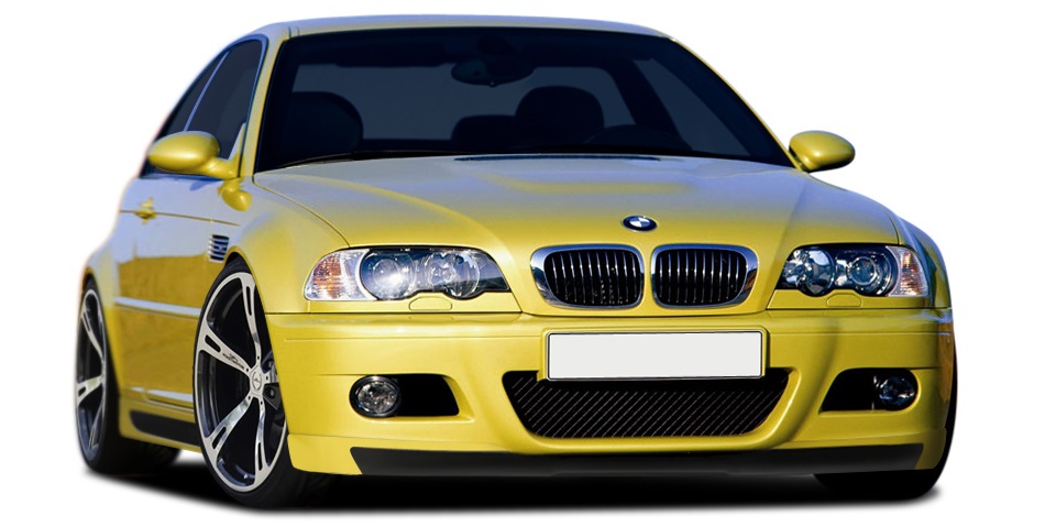 Duraflex 2001-2006 BMW M3 E46 2DR AF-2 Front Add-On Spoiler ( GFK ) – 1 Piece (S)