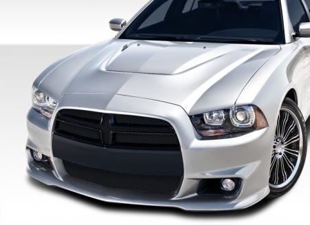 Duraflex 2011-2014 Dodge Charger SRT Look Front Bumper Cover – 1 Piece