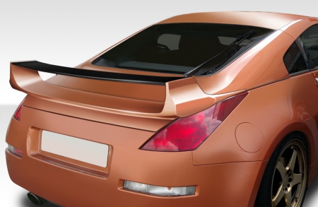 Duraflex 2003-2008 Nissan 350Z Z33 2DR Coupe Vader 3 Rear Wing Trunk Lid Spoiler – 1 Piece