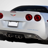 Duraflex 2005-2013 Chevrolet Corvette C6 Carbon Creations ZR Edition Rear Diffuser – 1 Piece