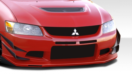 Duraflex 2003-2006 Mitsubishi Lancer Evolution 8 9 VT-X V2 Front Bumper Cover – 1 Piece