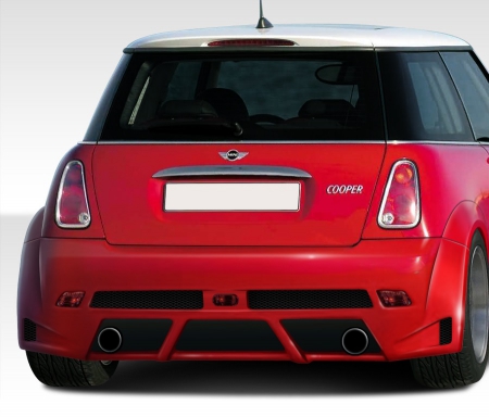 Duraflex 2002-2006 Mini Cooper / Cooper S R50 R53 Type Z Wide Body Rear Bumper Cover – 1 Piece