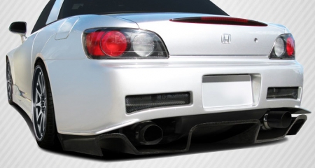 Duraflex 2000-2009 Honda S2000 Carbon Creations SP-N Rear Diffuser – 1 Piece