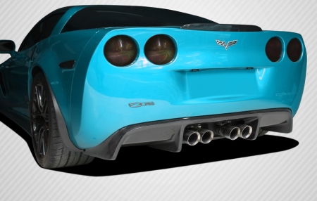 Duraflex 2005-2013 Chevrolet Corvette C6 Carbon Creations GT500 Rear Diffuser – 1 Piece