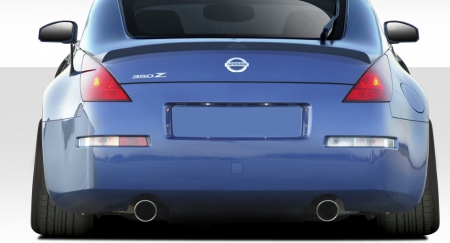 Duraflex 2003-2008 Nissan 350Z Z33 2DR Coupe V-Speed Wing Trunk Lid Spoiler – 1 Piece