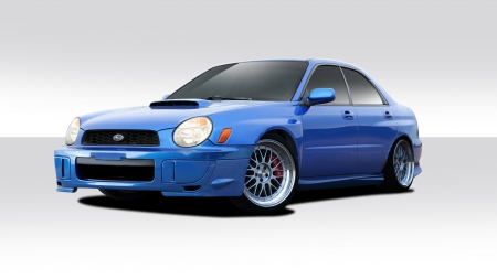 Duraflex 2002-2003 Subaru Impreza WRX STI 4DR STI Look Body Kit – 4 Piece