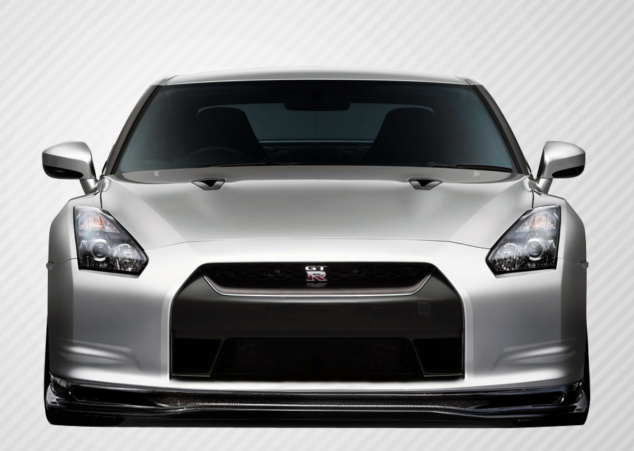 Duraflex 2009-2011 Nissan GT-R R35 Carbon Creations Eros Version 5 Front Lip Under Spoiler Air Dam – 1 Piece