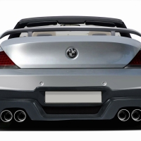 Duraflex 2004-2010 BMW 6 Series E63 E64 2DR Convertible AF-2 Wide Body Rear Bumper Cover ( GFK ) – 1 Piece