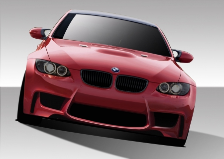 Duraflex 2008-2013 BMW M3 E90 E92 E93 1M Look Front Bumper Cover – 1 Piece