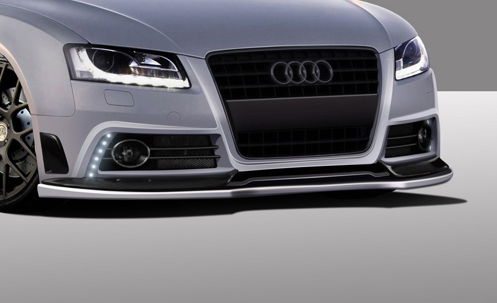 Duraflex 2008-2012 Audi A5 S5 B8 Eros Version 1 Front Lip Under Air Dam Spoiler – 1 Piece