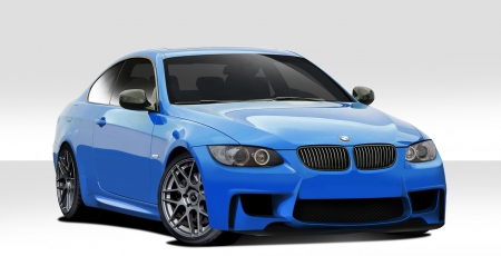 Duraflex 2007-2010 BMW 3 Series E92 2dr E93 Convertible 1M Look Front Bumper with Splitter – 2 Piece