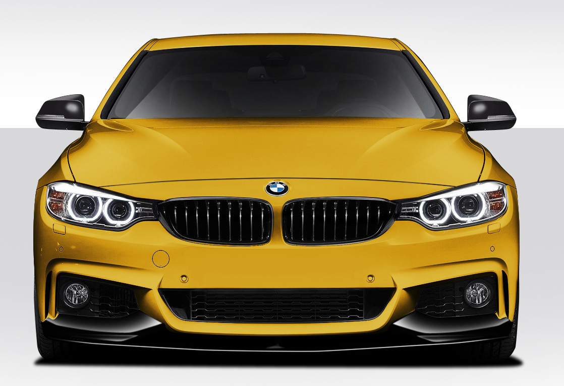 Duraflex 2014-2020 BMW 4 Series F32 Carbon Creations DriTech M Performance Look Front Spoiler Splitters – 3 Piece