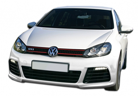 Duraflex 2010-2014 Volkswagen Golf GTI Jetta Sportwagen R Look Front Bumper Cover – 1 Piece