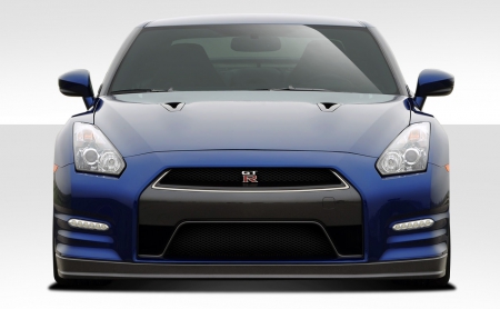 Duraflex 2009-2016 Nissan GT-R R35 OEM Facelift Look Conversion Front Bumper Cover – 1 Piece