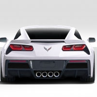 Duraflex 2014-2019 Chevrolet Corvette C7 Gran Veloce Rear Diffuser- 1 Piece