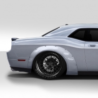 Duraflex 2008-2020 Dodge Challenger Novara Wide Body Rear Fender Flares – 2 Piece