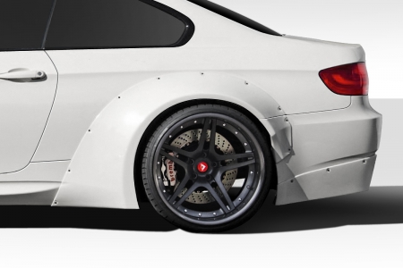 Duraflex 2008-2013 BMW M3 E92 E93 Circuit Wide Body Rear Fender Flares – 4 Piece