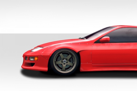 Duraflex 1990-1996 Nissan 300ZX Z32 PM-Z Front Fender Flares – 4 Piece