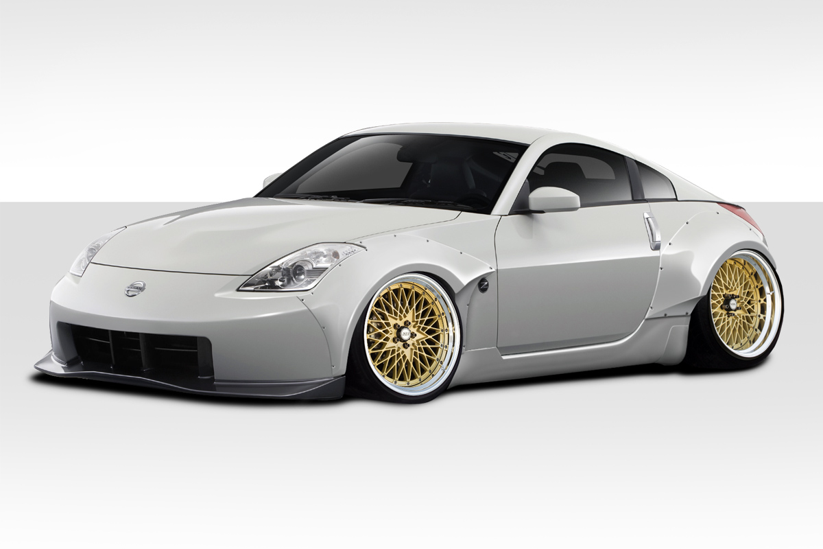 Nissan 350z shop fender flares