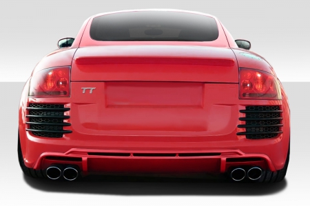 Duraflex 2000-2006 Audi TT 8N R8 Look Rear Bumper – 1 Piece