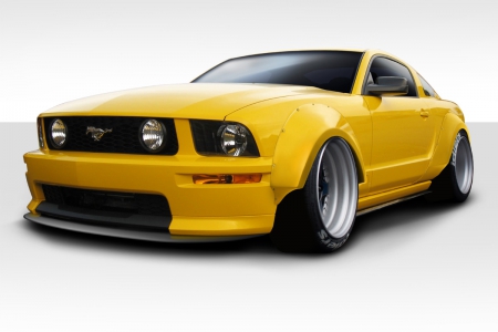 Duraflex 2005-2009 Ford Mustang Circuit Wide Body 75MM Fender Flares – 4 Piece