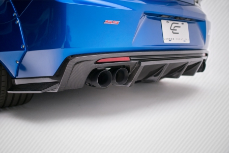 Duraflex 2016-2018 Chevrolet Camaro Carbon Creations Grid Rear Diffuser – 1 Piece