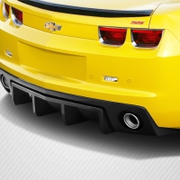 Duraflex 2010-2013 Chevrolet Camaro Carbon Creations DriTech H Sport Rear Diffuser – 1 Piece