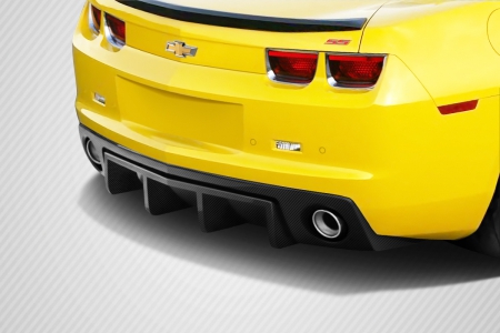 Duraflex 2010-2013 Chevrolet Camaro Carbon Creations DriTech H Sport Rear Diffuser – 1 Piece