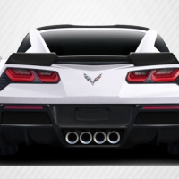 Duraflex 2014-2019 Chevrolet Corvette C7 Carbon Creations DriTech Gran Veloce Rear Diffuser- 1 Piece