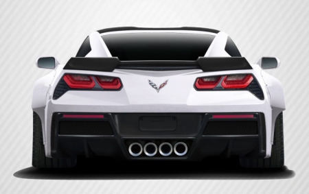 Duraflex 2014-2019 Chevrolet Corvette C7 Carbon Creations DriTech Gran Veloce Rear Diffuser- 1 Piece