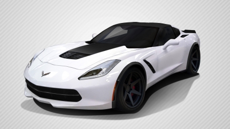 Duraflex 2014-2019 Chevrolet Corvette C7 Carbon Creations DriTech ZR-C Fender Flares – 4 Piece