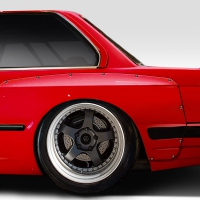 Duraflex 1984-1991 BMW 3 Series E30 TKO Wide Body Rear Fender Flares 70mm – 2 Piece