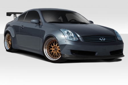 Duraflex 2003-2007 Infiniti G Coupe G35 Circuit 75mm Fender Flares Kit ( Non Sport version)- 8 Piece