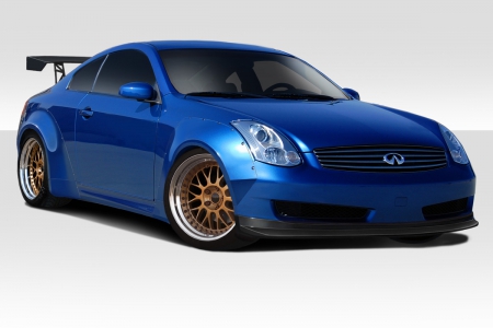 Duraflex 2003-2007 Infiniti G Coupe G35 Circuit 75mm Fender Flares Kit (Sport version)- 8 Piece