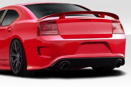 Duraflex 2006-2010 Dodge Charger Hellcat Look Rear Bumper – 1 Piece