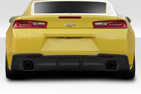 Duraflex 2016-2018 Chevrolet Camaro (Dual Exhaust) Racer Rear Lip – 1 Piece