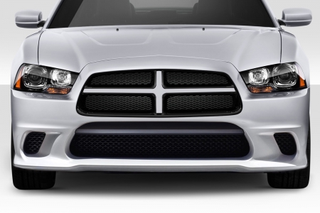 Duraflex 2011-2014 Dodge Charger Hellcat Look Front Bumper – 1 Piece