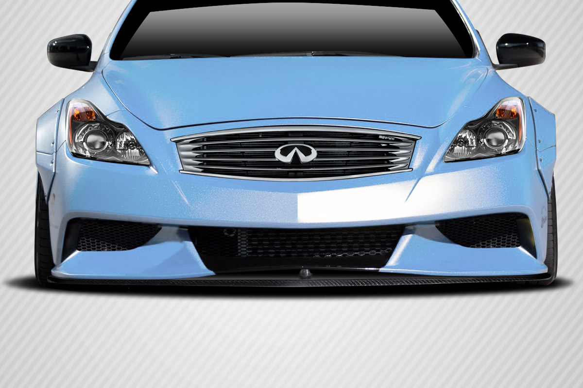 Duraflex 2008-2015 Infiniti G Coupe G37 Q60 Carbon Creations LBW Front Splitter – 1 Piece