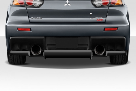 Duraflex 2008-2015 Mitsubishi Lancer Evolution 10 VR-S Rear Diffuser – 1 Piece