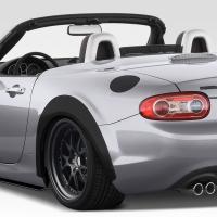 Duraflex 2006-2015 Mazda Miata Super20 Look Style Rear Fender Flares – 2 Piece