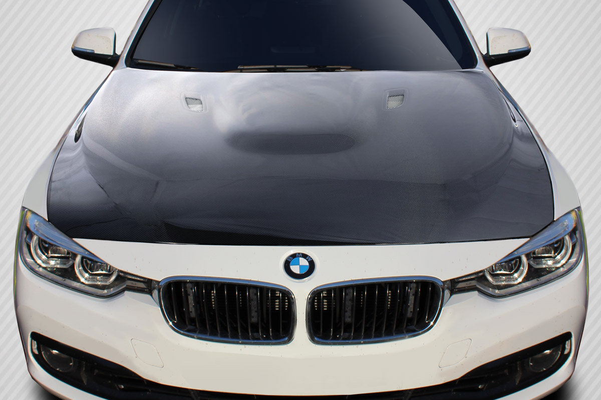 Duraflex 2012-2018 BMW 3 Series F30 / 2014-2020 4 Series F32 Carbon Creations GTR Hood – 1 Piece