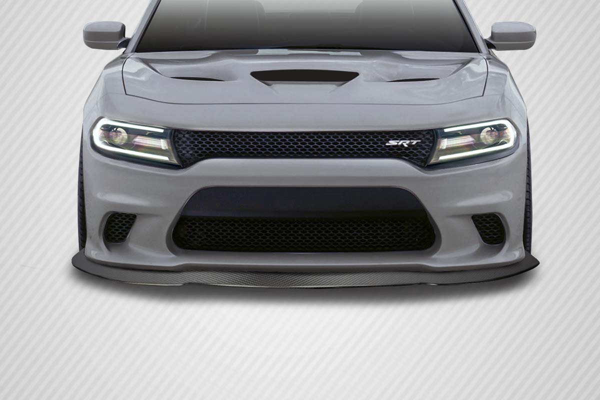 Duraflex 2015-2020 Dodge Charger SRT / Hellcat Carbon Creations DriTech Sonic Front Spliiter – 1 Piece