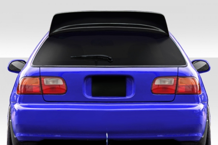 Duraflex 1992-1995 Honda Civic HB Blackyard Special Wing Trunk Lid Spoiler – 1 Piece