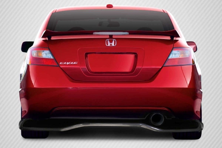 Duraflex 2006-2011 Honda Civic 2DR Carbon Creations DriTech VTX Rear Diffuser – 1 Piece