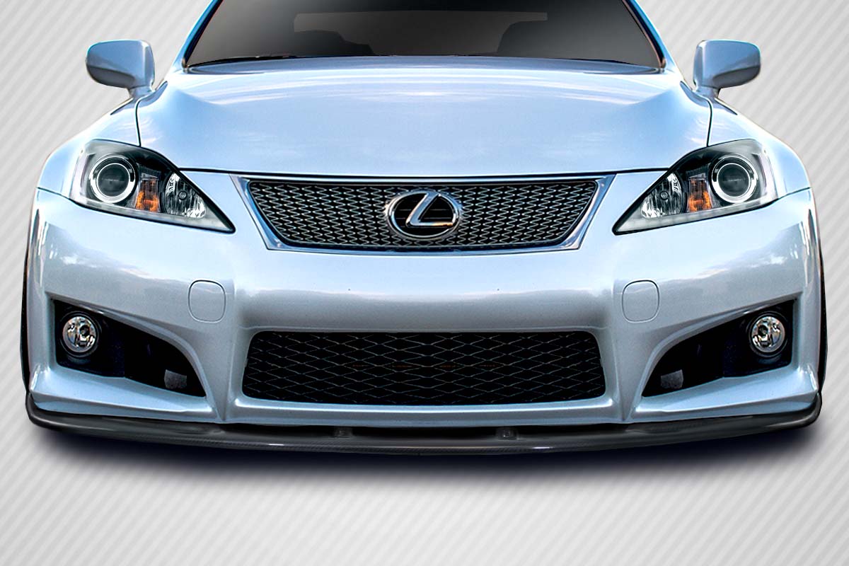 Duraflex 2008-2014 Lexus IS-F Carbon AF-1 Front Add-On Spoiler ( CFP ) – 1 Piece