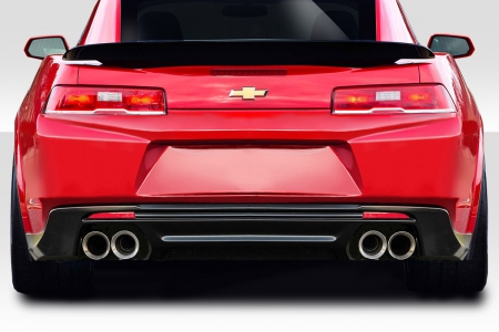 Duraflex 2014-2015 Chevrolet Camaro ZL1 V2 Look Rear Bumper – 1 Piece